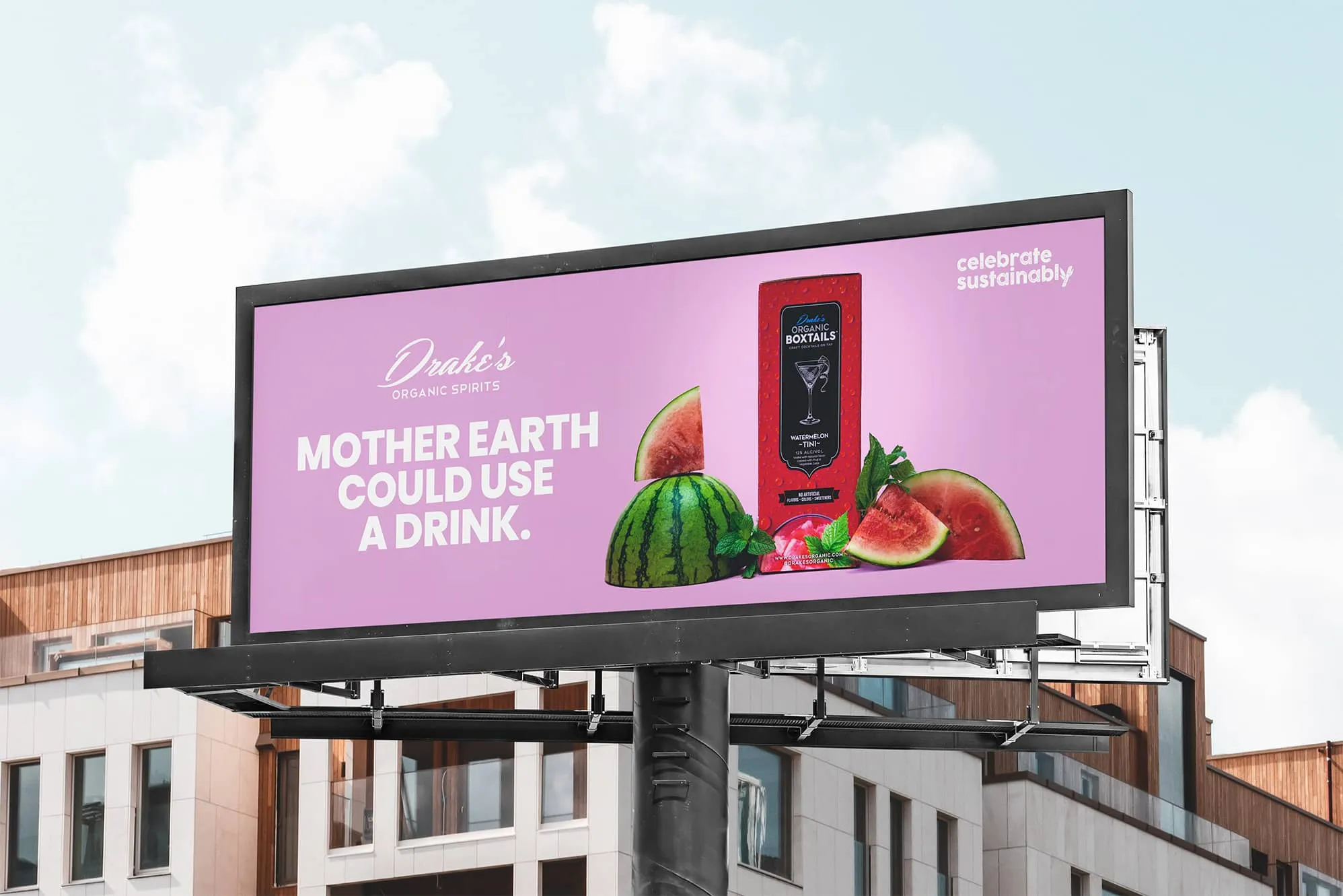 Watermelon-tini billboard