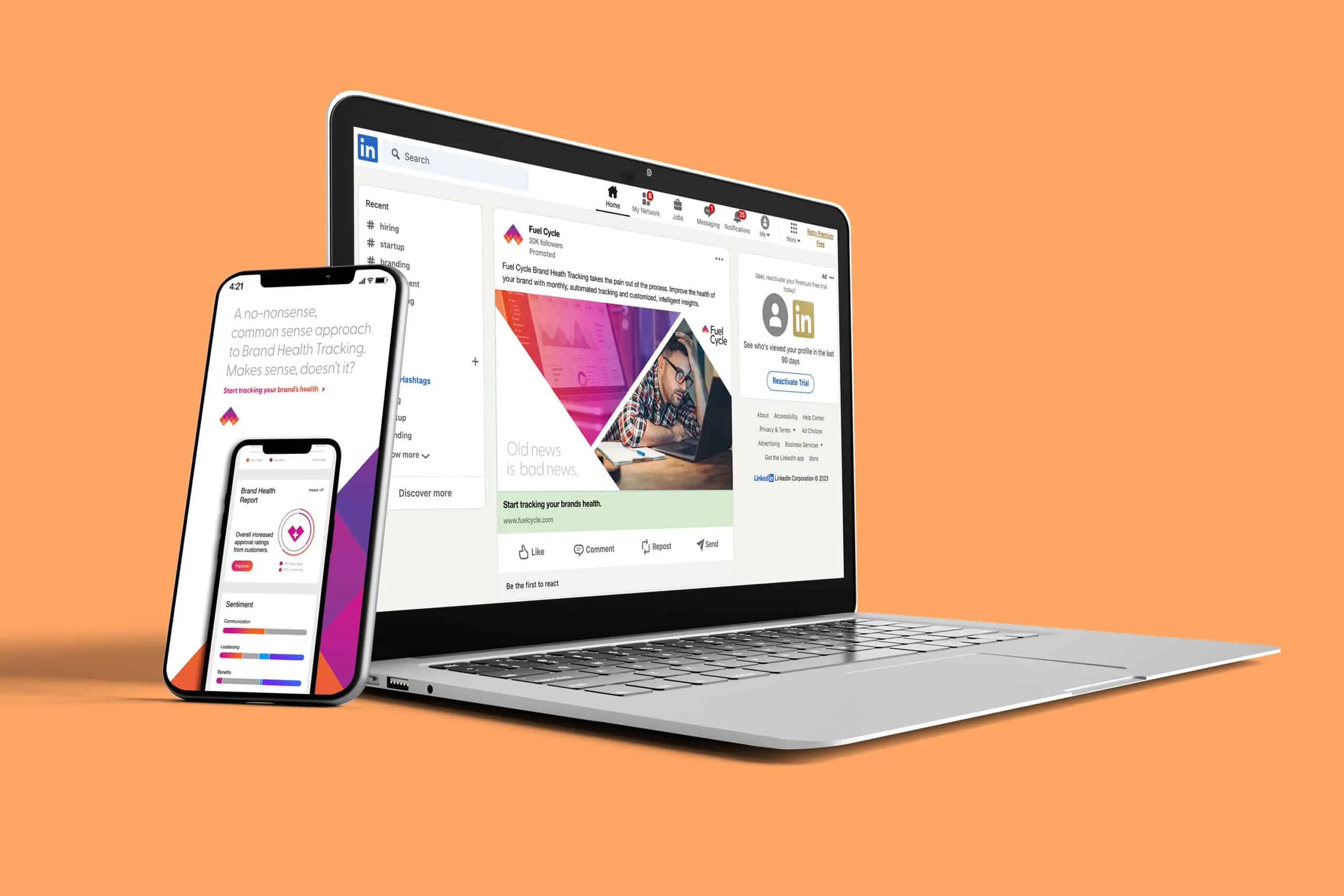 Laptop and iPhone mockup