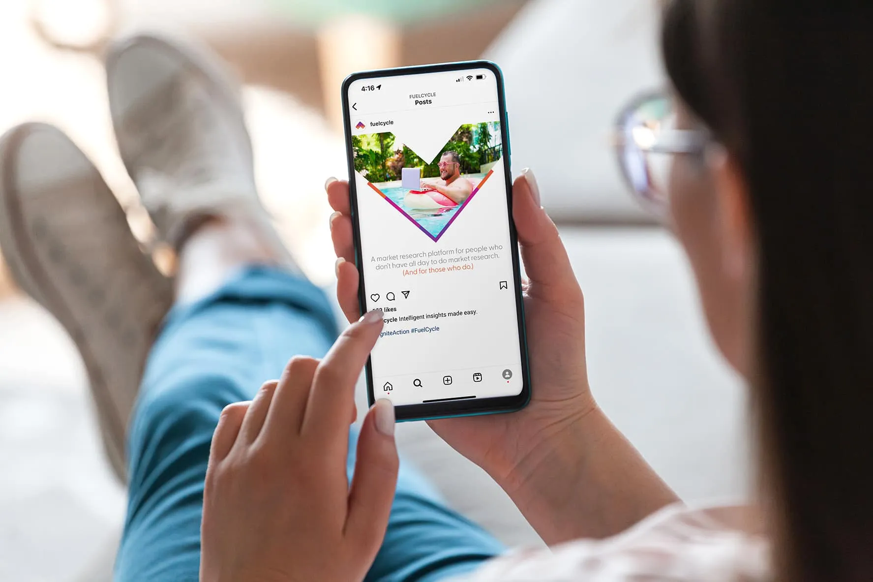 Instagram phone mockup