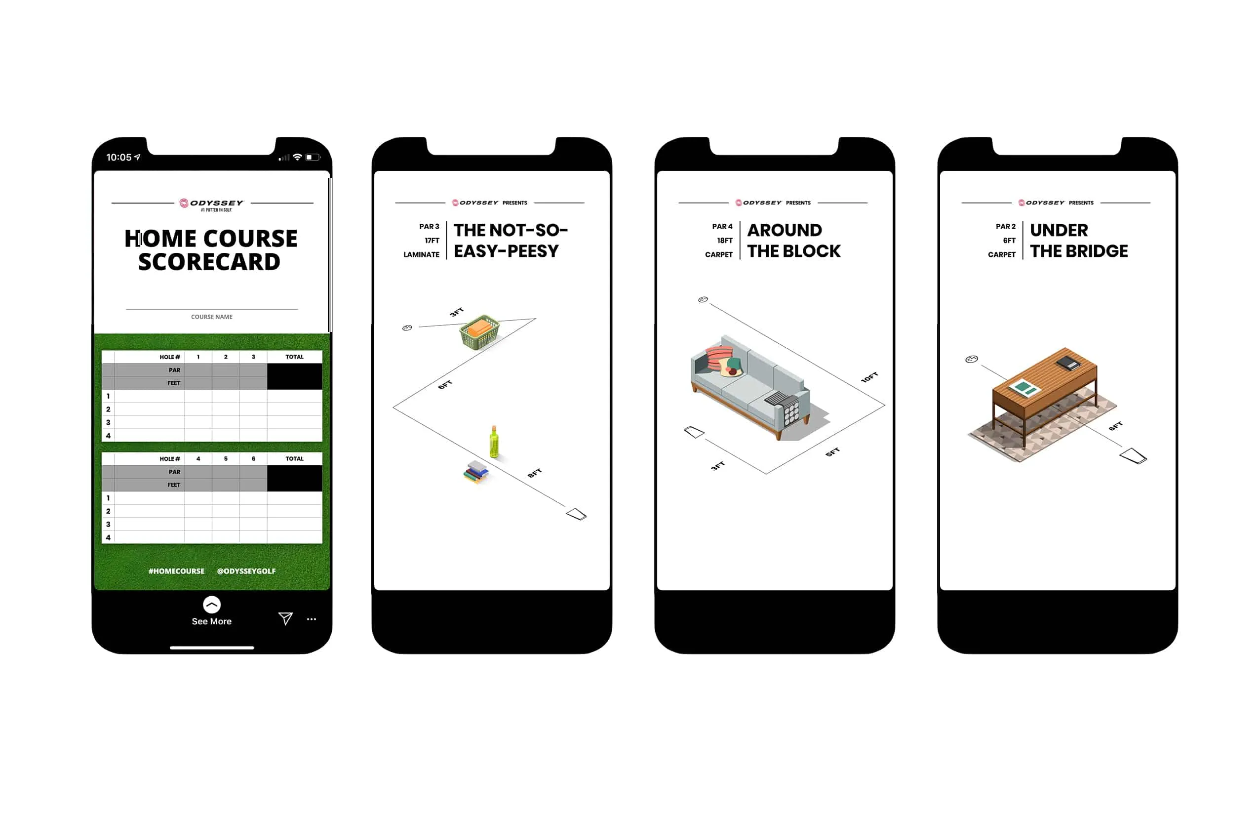 Home Course Instagram story