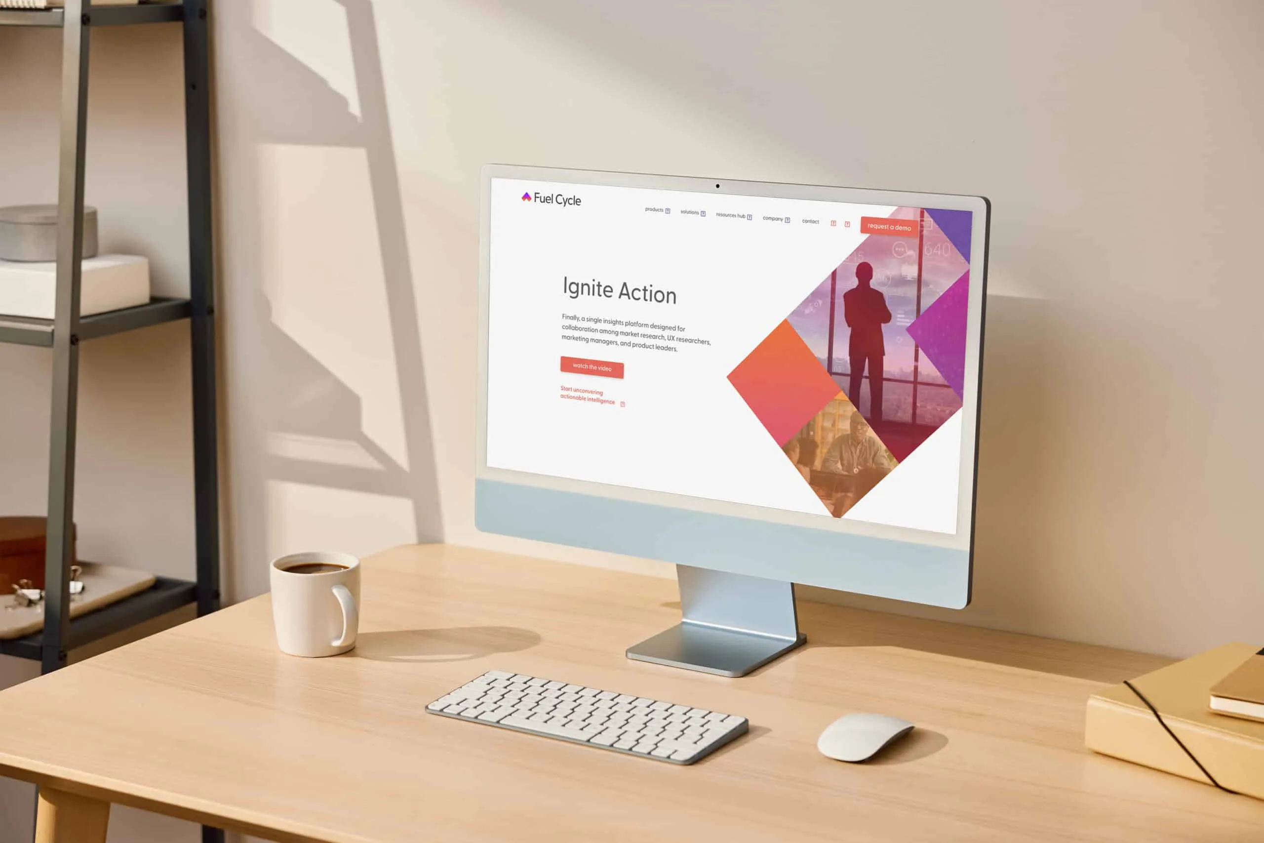 Fuel Cycle homepage mockup